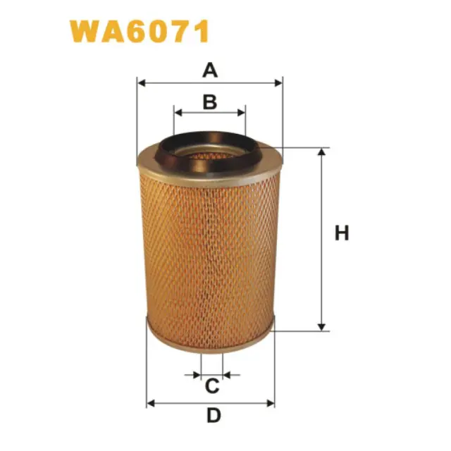 Фільтр повітряний WIX FILTERS Mercedes MB (631) (WA6071)