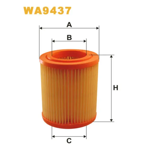 Фільтр повітряний WIX FILTERS Honda Civic VII, CR-V, CR-V II, FR-V, Stream (WA9437)