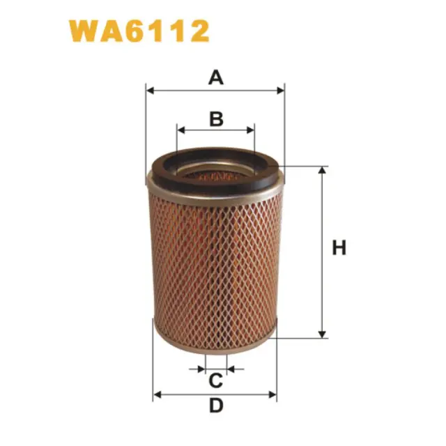 Фільтр повітряний WIX FILTERS Ford Maverick I, Nissan Terrano, Terrano II, Urvan (WA6112)