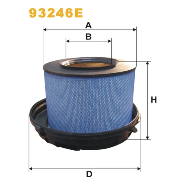 Фільтр повітряний WIX FILTERS Mercedes Actros II, Actros III, Axor I, Axor II (93246E)
