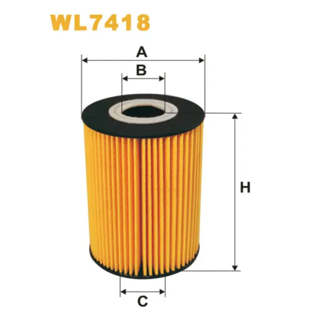Фільтр оливи WIX FILTERS Nissan Atleon, Renault (RVI) Mascott, Nissan Cabstar III, Interstar, Patr (WL7418)