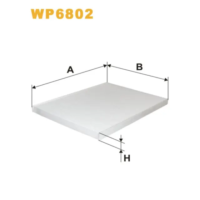 Фільтр салону WIX FILTERS Opel Omega B, Vauxhall Omega B (WP6802)