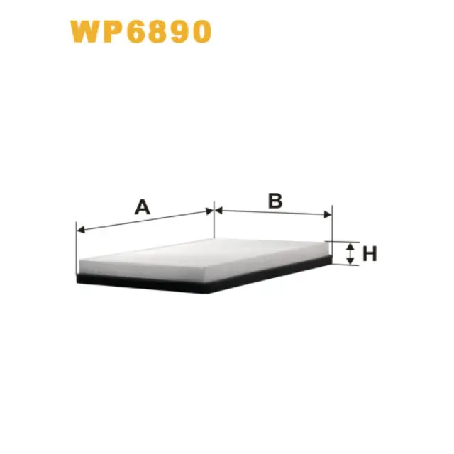 Фільтр салону WIX FILTERS Volkswagen Passat (35I) (WP6890)