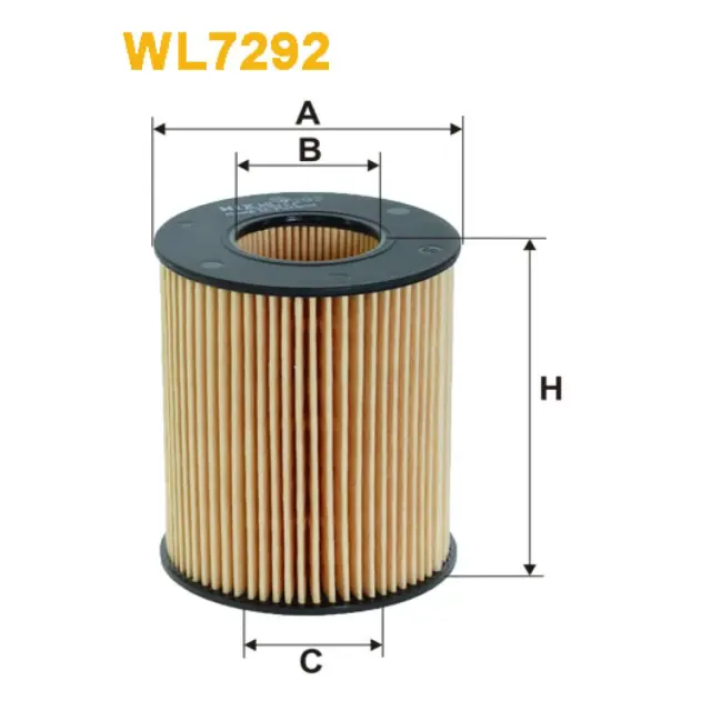 Фільтр оливи WIX FILTERS Ford Galaxy II, Mondeo III (00-07), Mondeo IV (07-), S-Max, Mazda 6 (GG/GY) (WL7292)