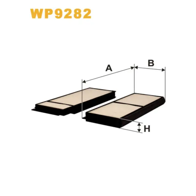 Фільтр салону WIX FILTERS Mazda 3 (BK), 5, 5 (CW) (WP9282)