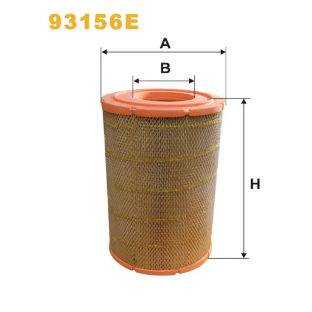 Фільтр повітряний WIX FILTERS M.A.N. L2000/L2000 Evolution, LE, M2000/M2000 Evolution, ME, Steyr (S (93156E)
