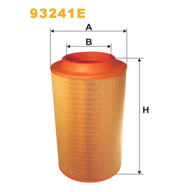 Фільтр повітряний WIX FILTERS Atlas AB 05, Bomag Bw, Massey Ferguson-Tractors 6400 (93241E)