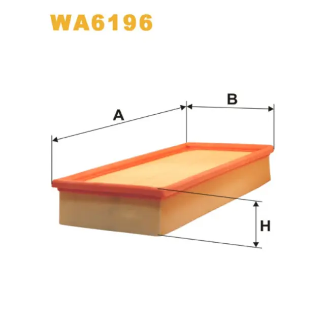 Фільтр повітряний WIX FILTERS BMW Serie 5 (E34) (WA6196)