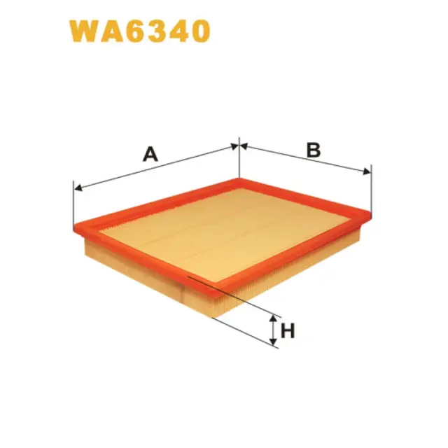Фільтр повітряний WIX FILTERS Fiat Albea, Palio, Siena, Strada (WA6340)