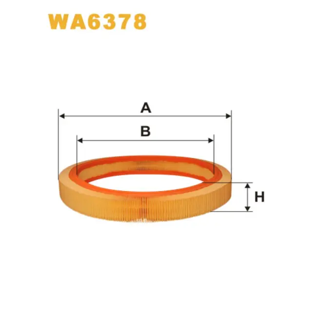 Фільтр повітряний WIX FILTERS Mercedes 190, 200, 230 (WA6378)