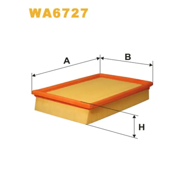 Фільтр повітряний WIX FILTERS Citroen C4, Peugeot 307/307 SW (WA6727)