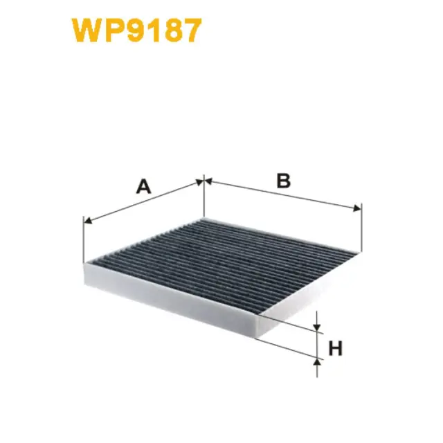 Фільтр салону WIX FILTERS Mazda 2, 6 (GG/GY), 6 (GH), CX-7 (WP9187)