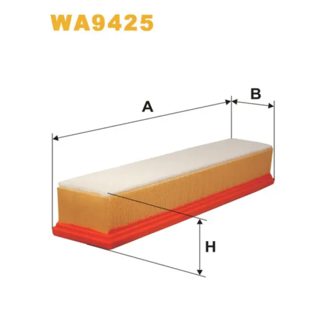 Фільтр повітряний WIX FILTERS Dacia Duster II, Logan, Sandero, Nissan Almera (N16), Kubistar, Renau (WA9425)