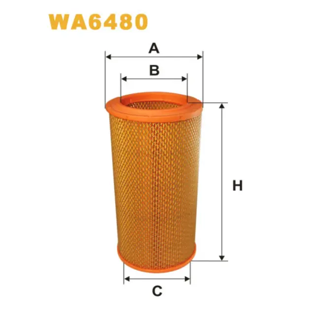Фільтр повітряний WIX FILTERS Renault Alpine, Clio II, Espace II (91-96), R11, R19, R19 Chamade, R2 (WA6480)