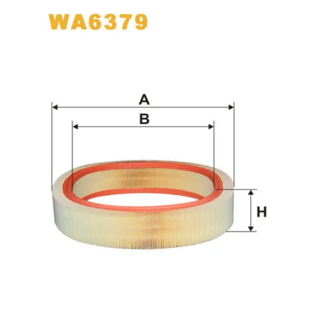 Фільтр повітряний WIX FILTERS Mercedes 260, 300, E (W/R/C/S124) (WA6379)