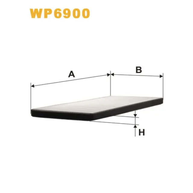 Фільтр салону WIX FILTERS BMW Serie 5 (E34), Serie 7 (E32) (WP6900)