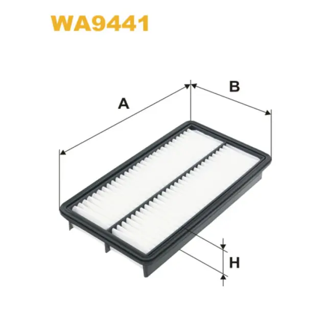 Фільтр повітряний WIX FILTERS Mazda 6 (GG/GY), 6 (GH), 626 (97-02) (GF/GW), MPV (WA9441)