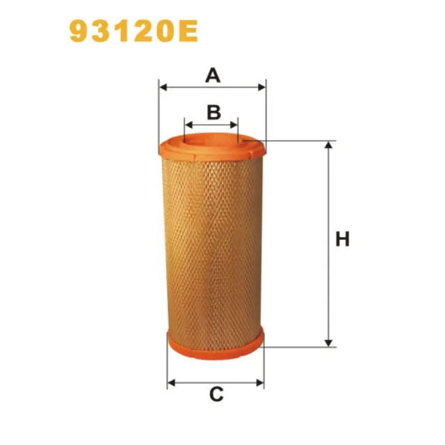 Фільтр повітряний WIX FILTERS Iveco Daily/Grinta II, Daily/Grinta III, Jelcz Gimbus (93120E)