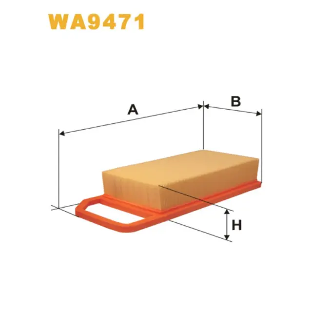 Фільтр повітряний WIX FILTERS Citroen C5, C5 II, C6, Peugeot 407+407 Coupe (WA9471)