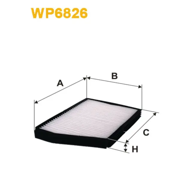 Фільтр салону WIX FILTERS Daewoo Leganza Obsolete (WP6826)