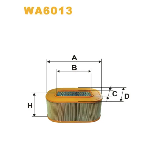 Фільтр повітряний WIX FILTERS Mercedes 300, E (W/R/C/S124) (WA6013)