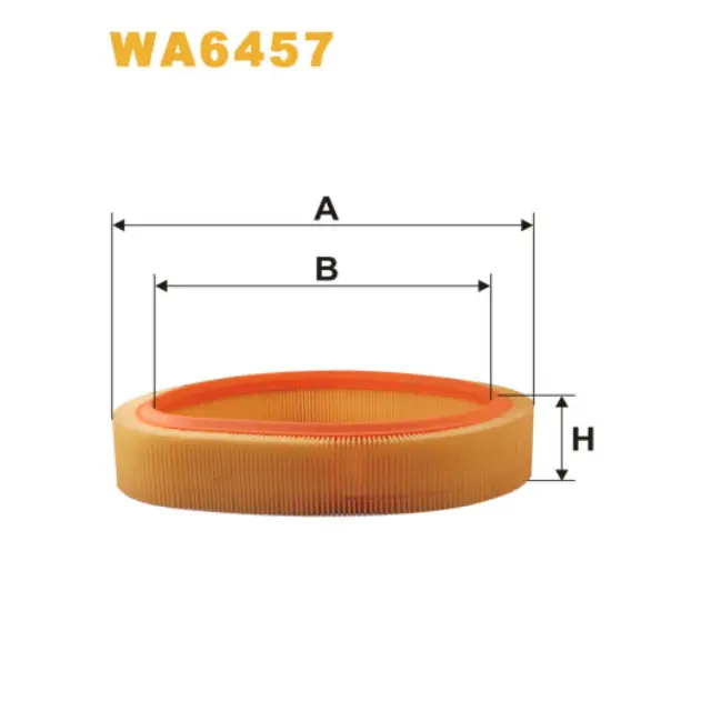 Фільтр повітряний WIX FILTERS Honda Accord II (83-85), Renault Clio, Express, Megane, R11, R19, R19 (WA6457)