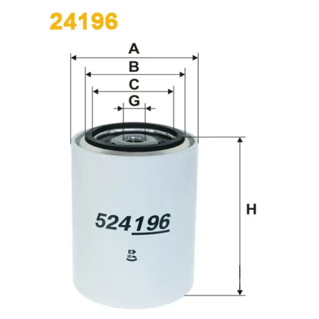 Фільтр салону WIX FILTERS Volvo FH, FH 16, Volvo Bus 9000 (24196)