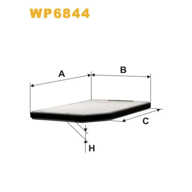 Фільтр салону WIX FILTERS Renault Laguna I (WP6844)