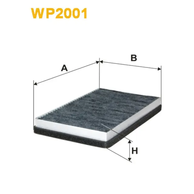Фільтр салону WIX FILTERS Lada (BA3) Kalina (1117/1118/1119/1120) (WP2001)