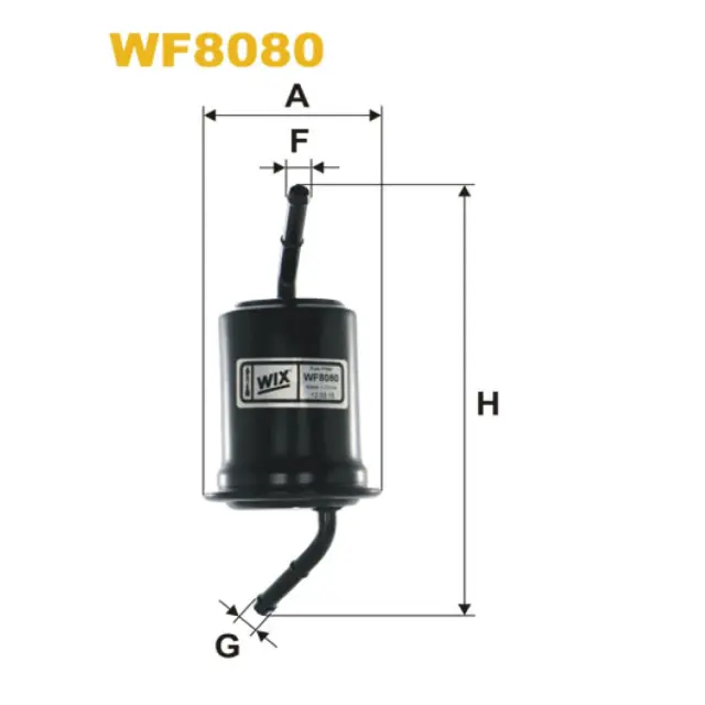 Фільтр паливний WIX FILTERS (WF8080)