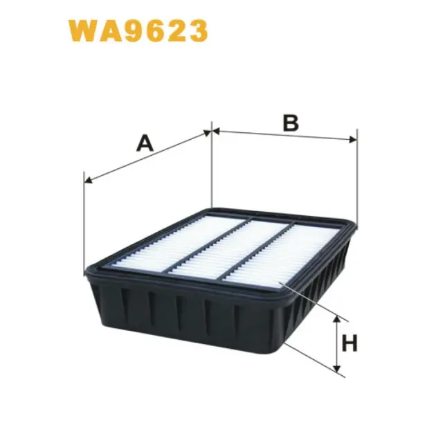 Фільтр повітряний WIX FILTERS Citroen C-Crosser, Mitsubishi ASX, Lancer VIII, Outlander II, Peugeot (WA9623)