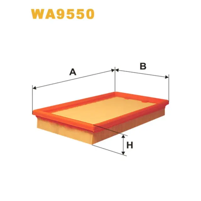 Фільтр повітряний WIX FILTERS Subaru Justy III (G3X), Suzuki Ignis II, Wagon R+ (WA9550)