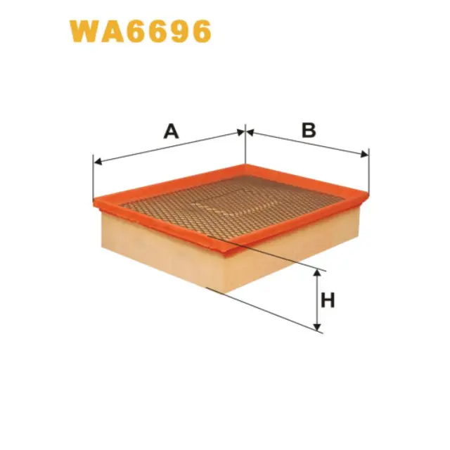 Фільтр повітряний WIX FILTERS Opel Vectra B, Vauxhall Vectra MK1 (WA6696)