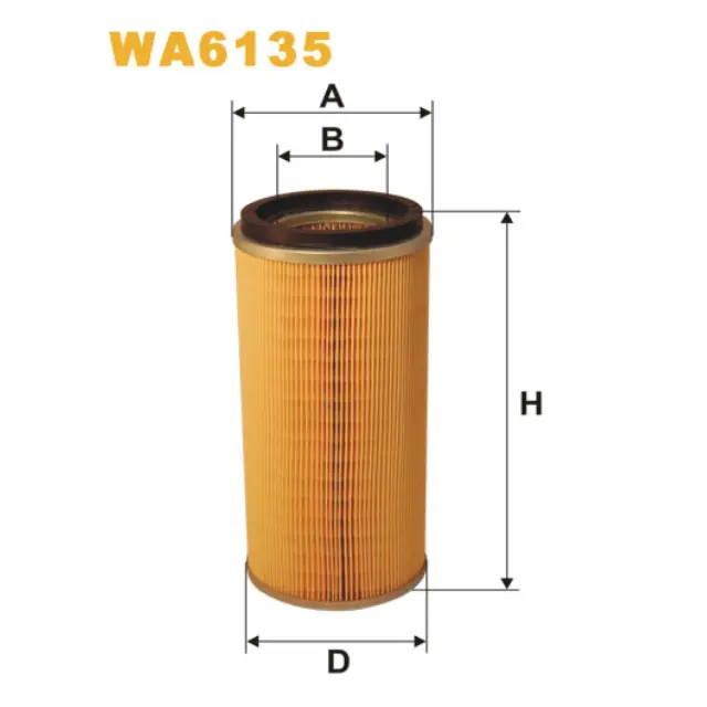Фільтр повітряний WIX FILTERS Nissan Cabstar E, Patrol, Patrol GR (WA6135)