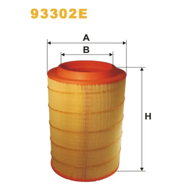 Фільтр повітряний WIX FILTERS Daf 65 CF, CF65, CF75, Ginaf X-Series (93302E)