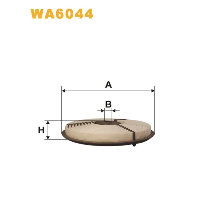 Фільтр повітряний WIX FILTERS Chevrolet Metro, Subaru Justy I/II, Suzuki Swift II (WA6044)