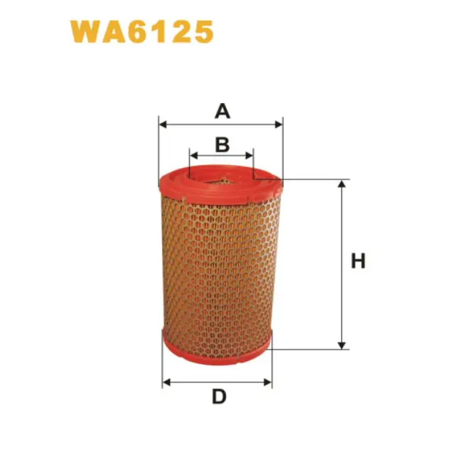 Фільтр повітряний WIX FILTERS Iveco Daily/Grinta II (AM 445) (WA6125)
