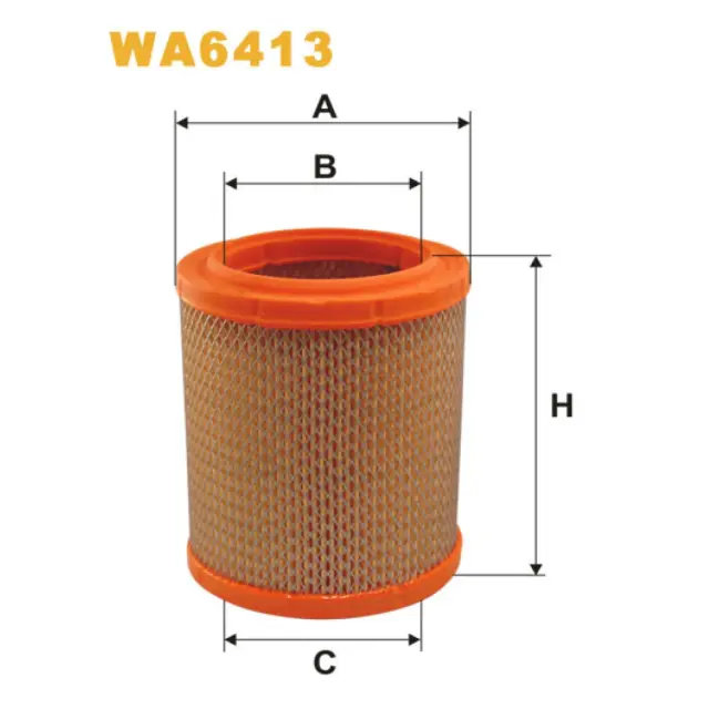 Фільтр повітряний WIX FILTERS Fiat Panda, Regata, Uno (WA6413)