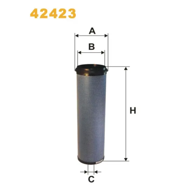 Фільтр повітряний WIX FILTERS Foden (Inner used w/42422 or 42377) (42423)
