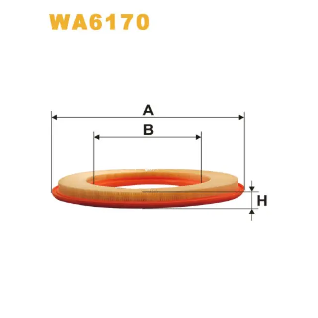 Фільтр повітряний WIX FILTERS Mercedes 190 (WA6170)