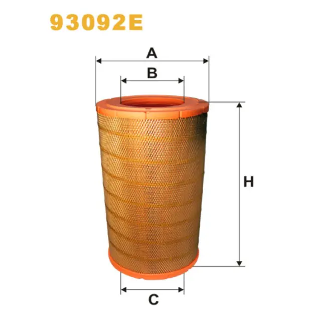 Фільтр повітряний WIX FILTERS Scania 144, 164, T (93092E)