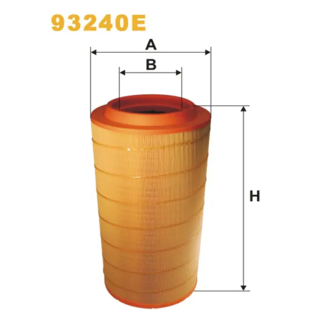 Фільтр повітряний WIX FILTERS Mercedes Actros II, Actros III, Axor II (93240E)