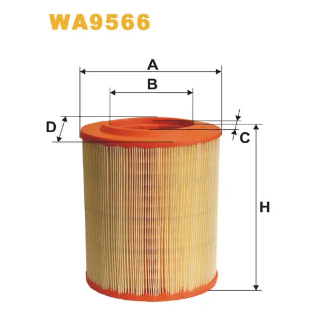 Фільтр повітряний WIX FILTERS Alfa Romeo 159, Brera (WA9566)