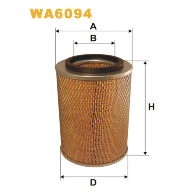 Фільтр повітряний WIX FILTERS Atlas Copco XA, XAS, XASS, Bomag BW, Doppstadt Trac, Eicher 2000, 300 (WA6094)