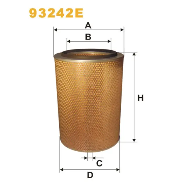 Фільтр повітряний WIX FILTERS Iveco Euro Trakker (93242E)