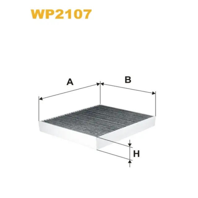 Фільтр салону WIX FILTERS Opel Meriva B, Vauxhall Meriva B (WP2107)