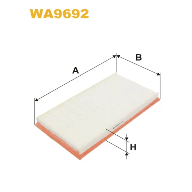 Фільтр повітряний WIX FILTERS Mercedes Viano (639), Vito II (639) (WA9692)