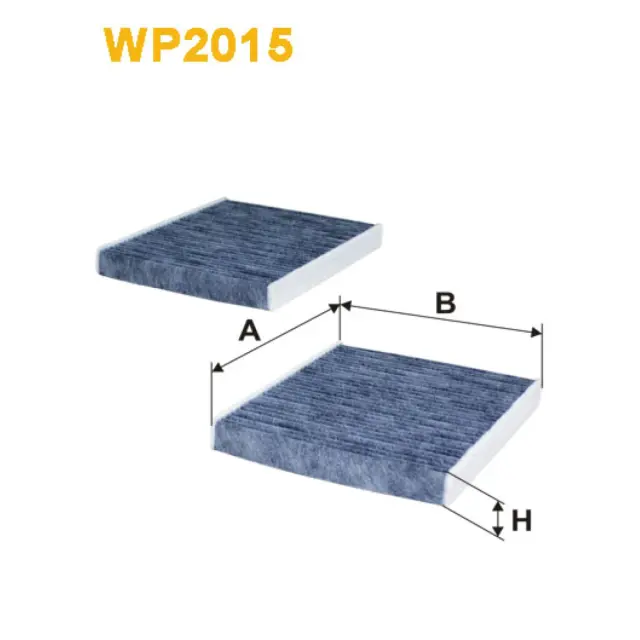 Фільтр салону WIX FILTERS BMW Serie 5 (F10/F11/F18), Serie 5 GT (F07GT), Serie 6 (F12), Serie 7 (F01) (WP2015)