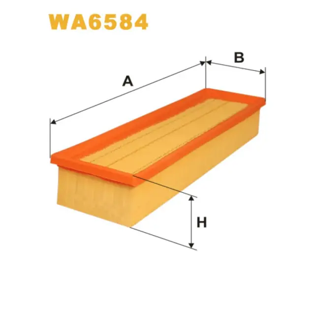 Фільтр повітряний WIX FILTERS Mercedes 600, CL (C140), S (W140), SL (R129) (WA6584)