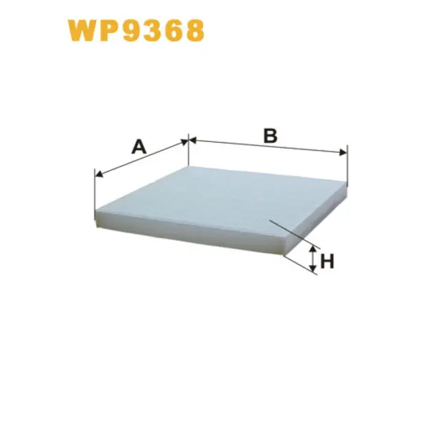 Фільтр салону WIX FILTERS Citroen Jumper III, Fiat Ducato 2007, Peugeot Boxer III (WP9368)